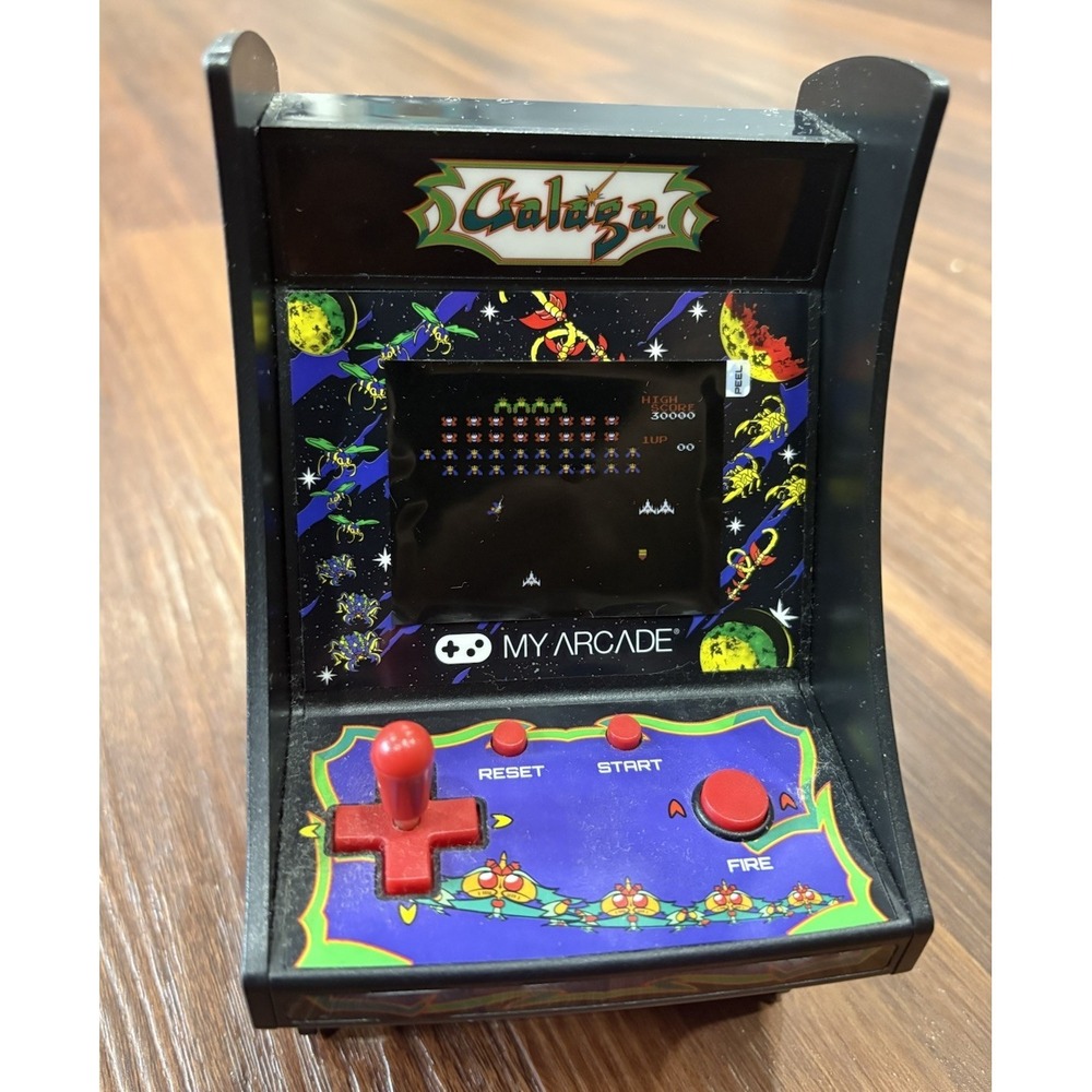My Arcade DGUNL-3222‎ Galaga Micro Player Retro Arcade Machine - 6.75 In Cabinet